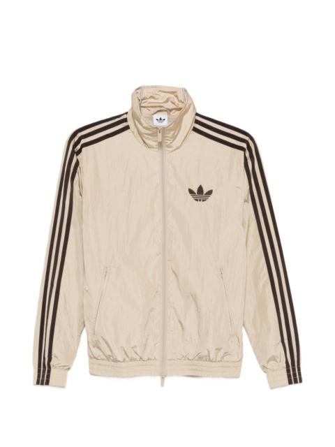 adidas logo-embroidered track jacket