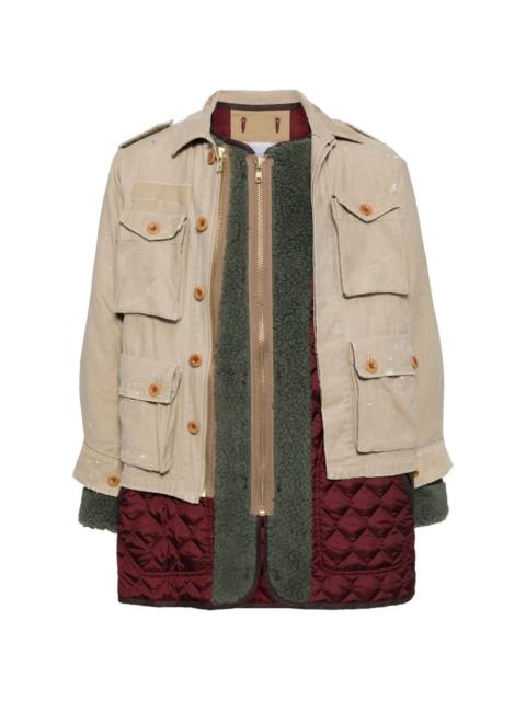 Kolor patchwork jacket