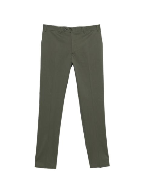 Canali pressed-crease tailored trousers