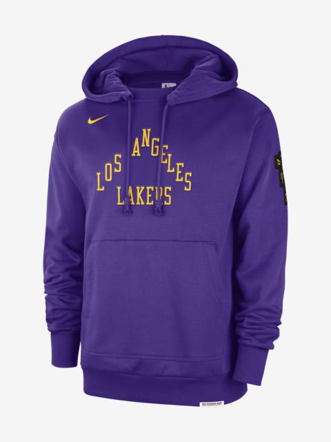 Los Angeles Lakers Standard Issue 2023/24 City Edition Nike Men's NBA Courtside Hoodie