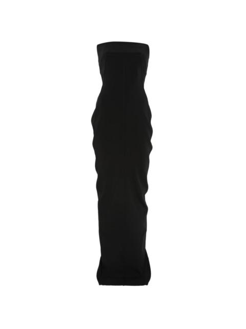 Rick Owens Bustier Gown strapless sculpted maxi dress