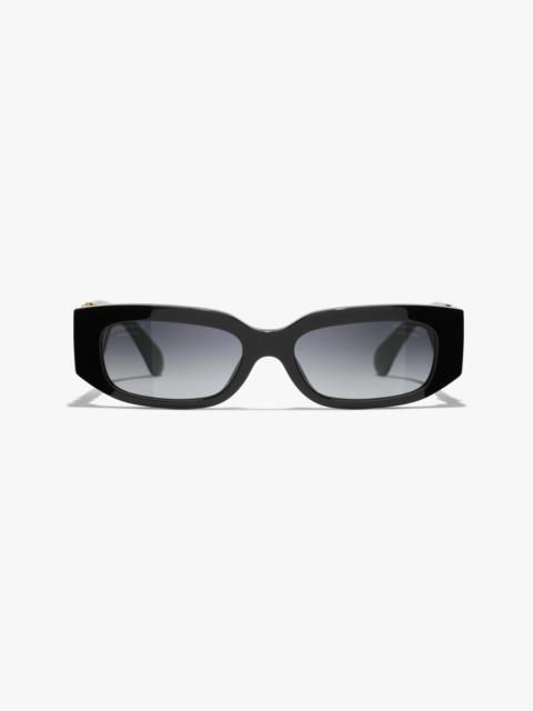 CHANEL Oval Sunglasses