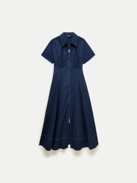 J.CREW Arden shirt-dress in cotton poplin