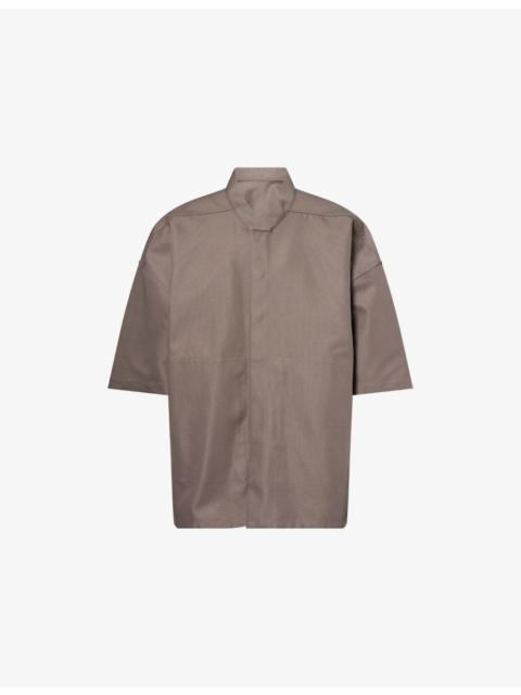 Rick Owens Jumbo Faun Cotton-Blend Shirt