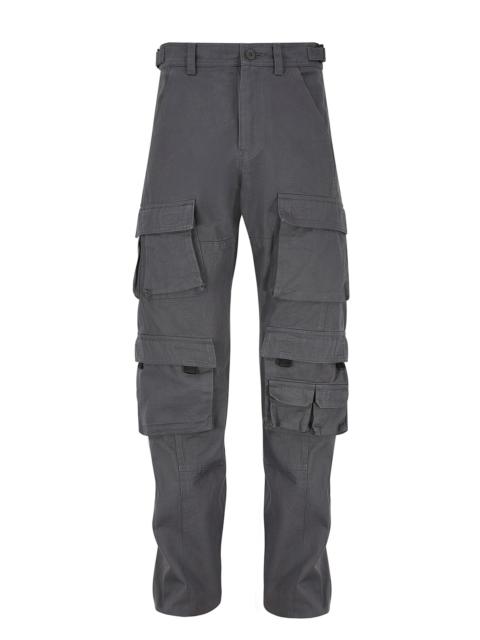 Twisted Seam Cargo Pant - Grey