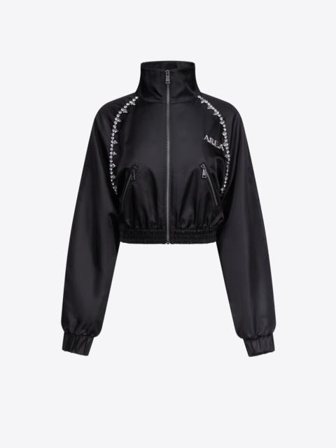 AREA CRYSTAL TRIM TRACK JACKET