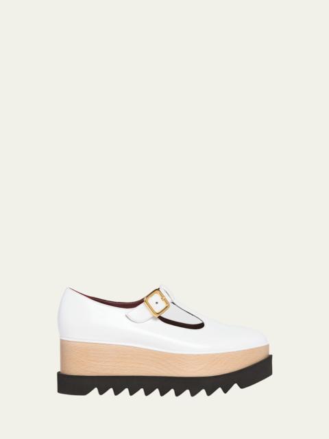 Stella McCartney Elyse Vegan Mary Jane Platform Loafers