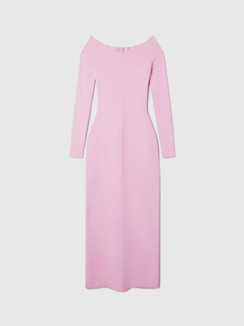 Stella McCartney Compact Knit Long Sleeve Dress