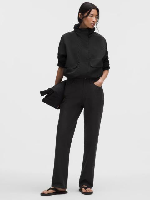 lululemon EasyFive Mid-Rise Relaxed-Straight Pant *Short