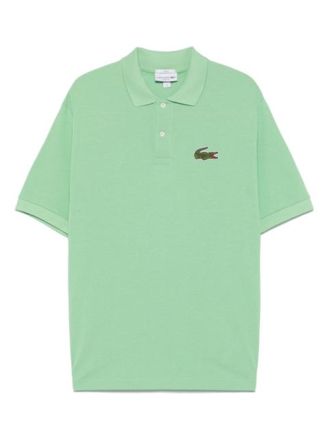 LACOSTE logo-patch polo shirt