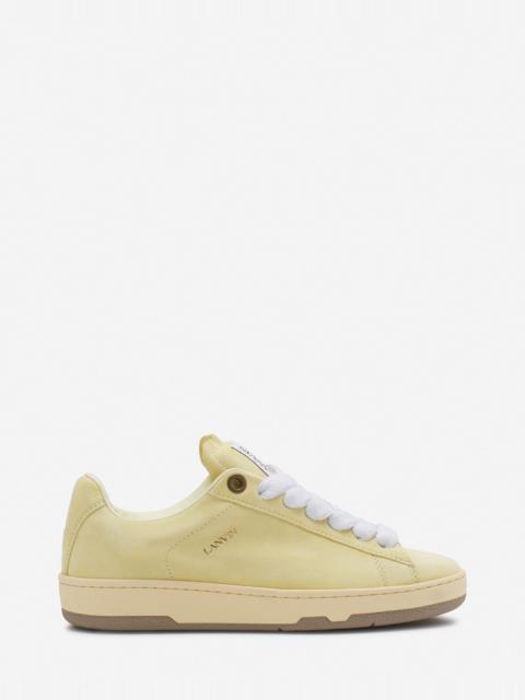 Lanvin CURB LITE SUEDE SNEAKERS