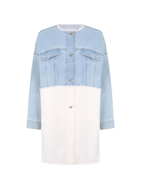 FABIANA FILIPPI denim two-tone dress