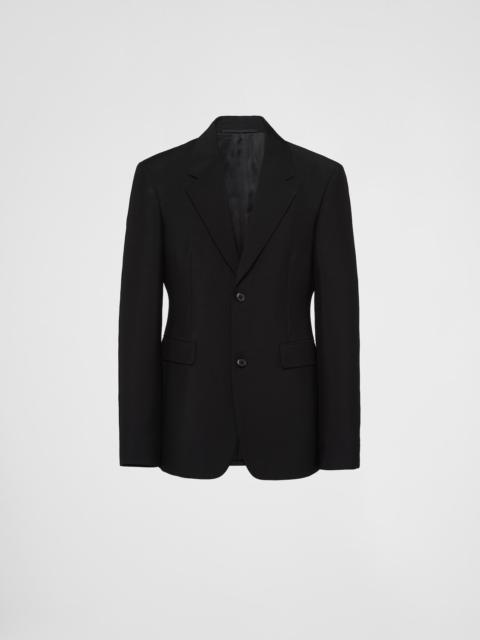 Prada Single-breasted mohair wool jacket