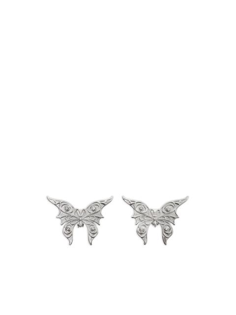 Blumarine butterfly earrings