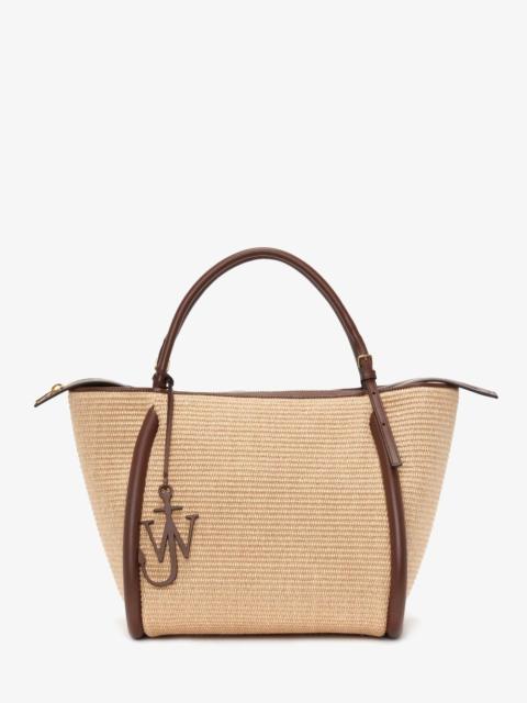JW Anderson BUMPER-31 RAFFIA TOP HANDLE BAG