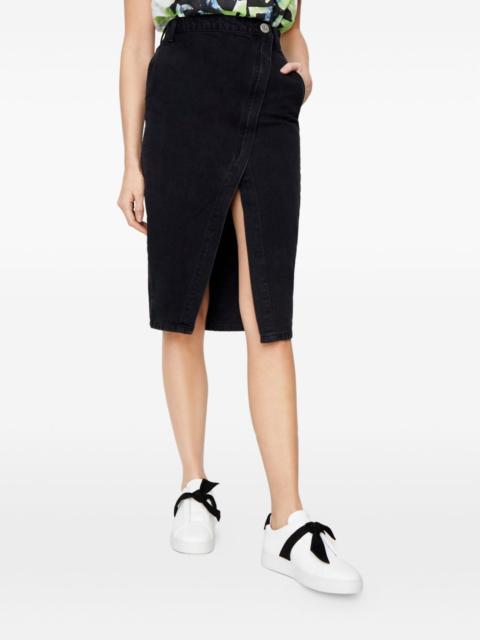 ONE TEASPOON split high-rise midi skirt