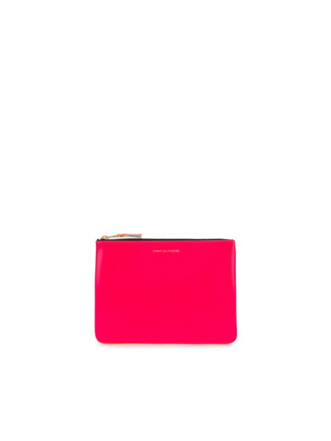 colour-block zipped purse