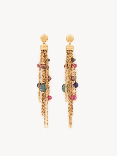 Chloé THE CHLOÉ POMPOMS EARRINGS