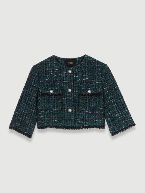 maje Short tweed jacket