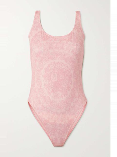 VERSACE Vita printed swimsuit