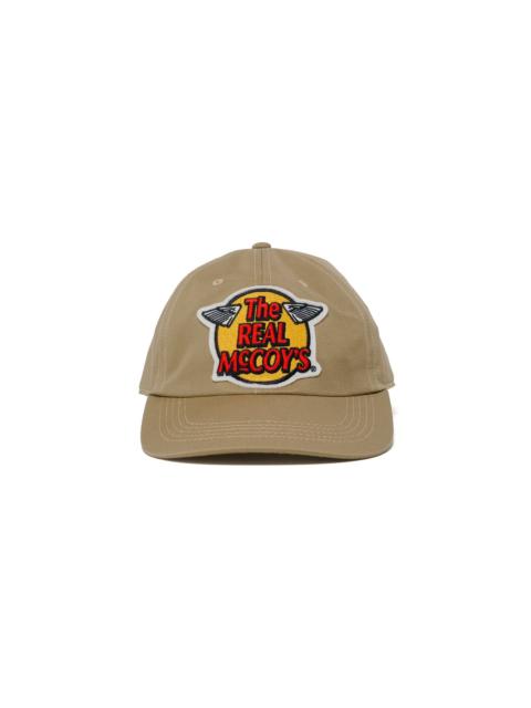 The Real McCoys MA23001 Logo Baseball Cap Khaki