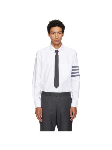 Thom Browne White Oxford 4-Bar Shirt