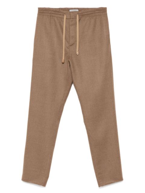 Canali drawstring trousers
