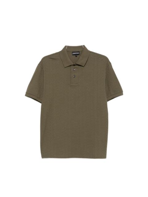 EMPORIO ARMANI Logo cotton polo shirt