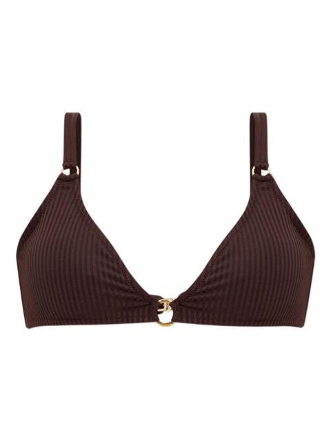 MELISSA ODABASH Montenegro ribbed bikini top