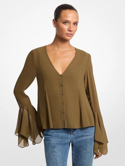 MICHAEL KORS Georgette Blouse