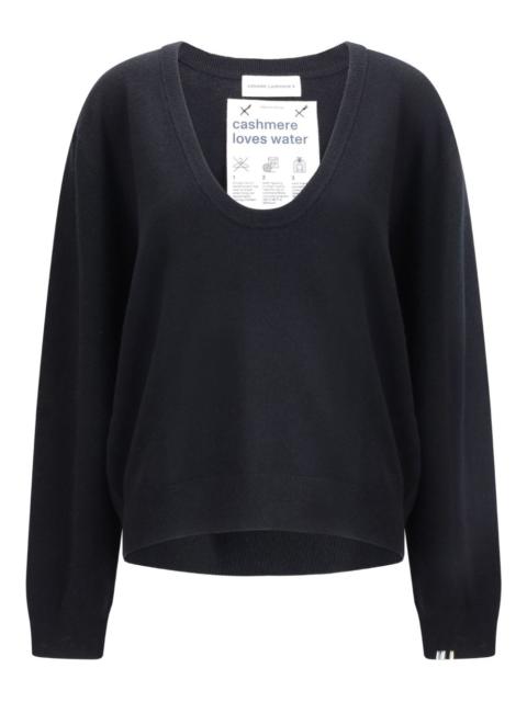 extreme cashmere scoop-neck sweater