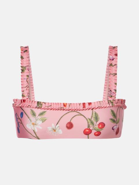 Agua by Agua Bendita Olmo printed bikini top