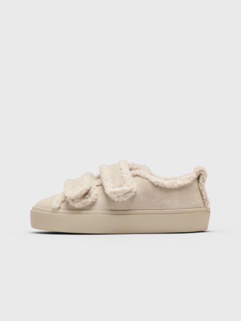 INUIKII SHEARLING LOW VELCRO PASTELLE