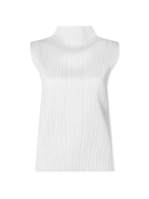 Pleats Please Issey Miyake Pleats Please Issey Miyake Basics Sleeveless Top
