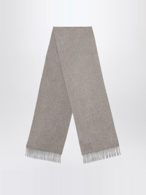 Grey cashmere scarf