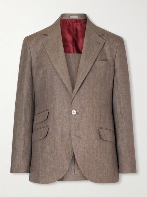 Brunello Cucinelli Linen Suit Jacket