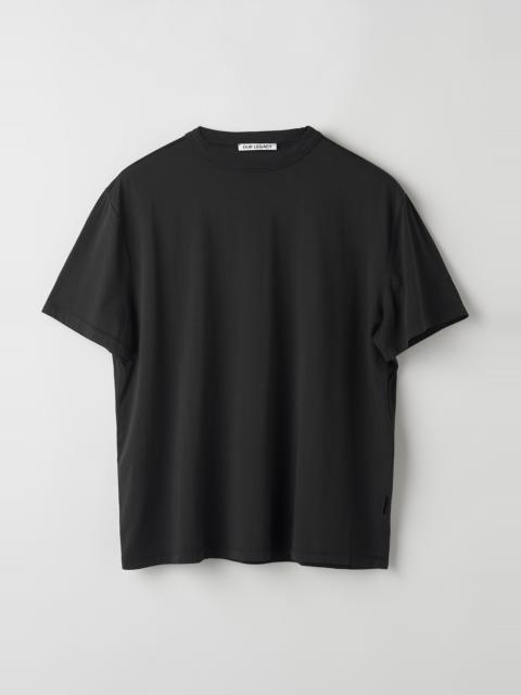 Our Legacy New Box T-Shirt Black Clean Jersey