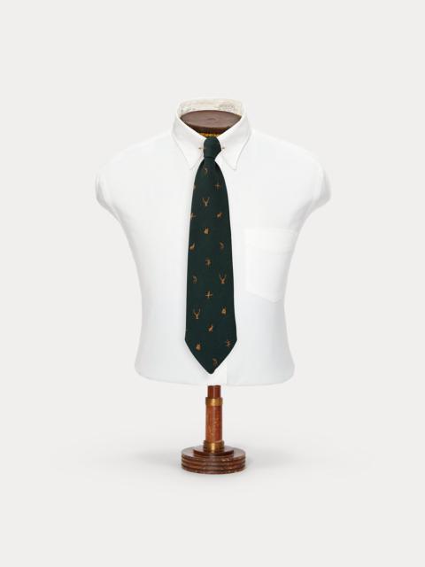 RRL by Ralph Lauren Handmade Wool-Silk Jacquard Tie
