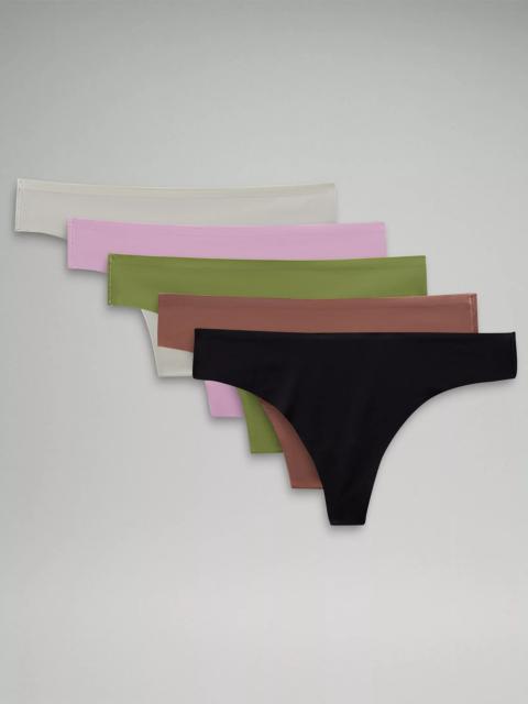 lululemon InvisiWear Mid-Rise Thong Underwear *5 Pack