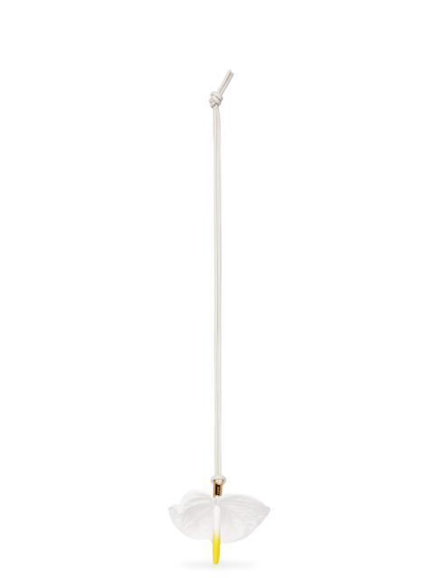 Loewe Anthurium charm in resin