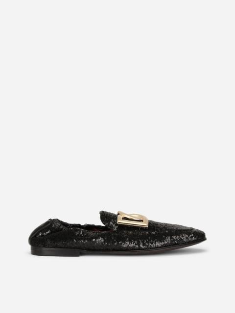 Mixed-material Ariosto slippers