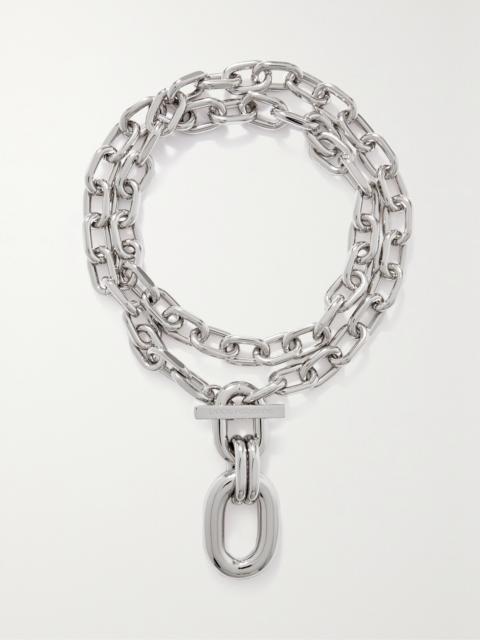 rabanne Xl Link Silver-tone Necklace