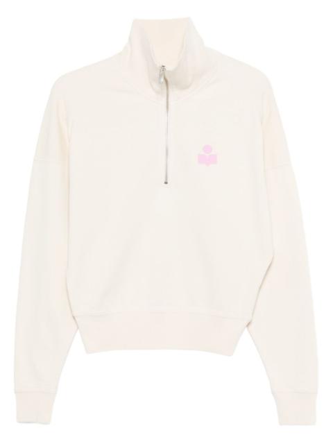 Isabel Marant Étoile Ross zip logo knitwear