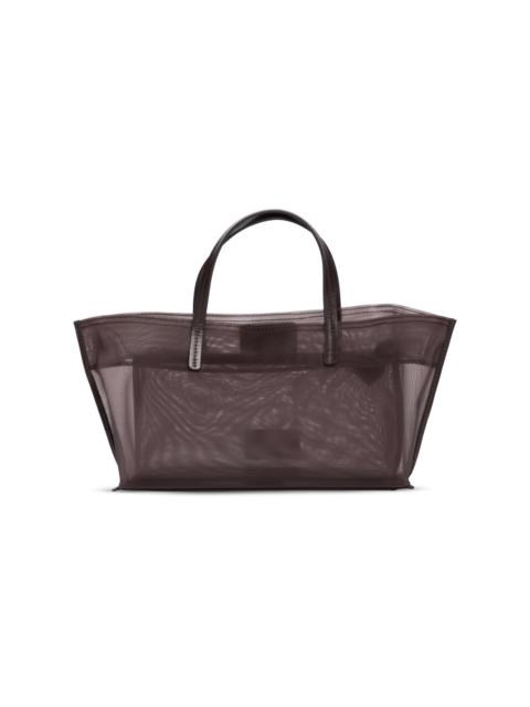 STAUD Women's Mini Christos Mesh Tote Bag - Espresso