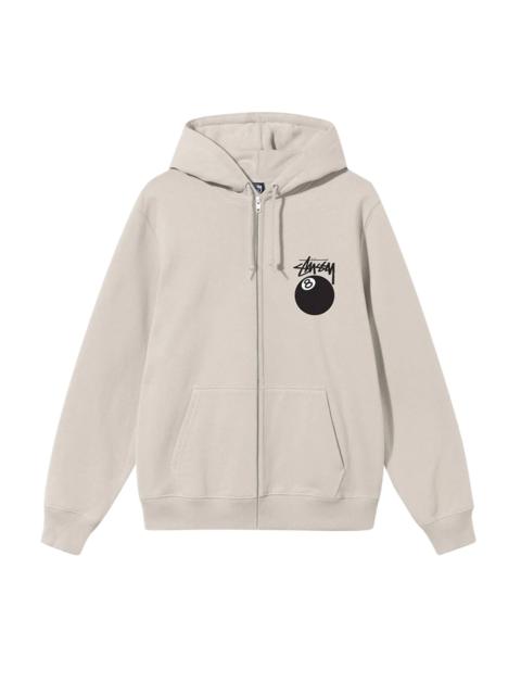 Stussy 8 Ball Zip Hood 'Smoke'