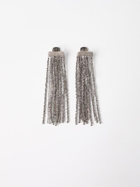 Brunello Cucinelli Vetro and Sterling Silver earrings