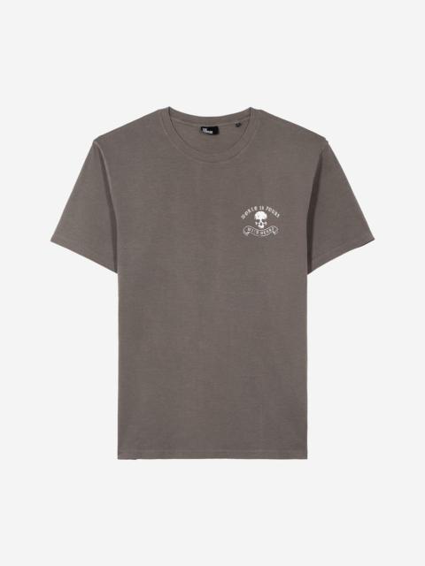 The Kooples GREY SKULL T-SHIRT