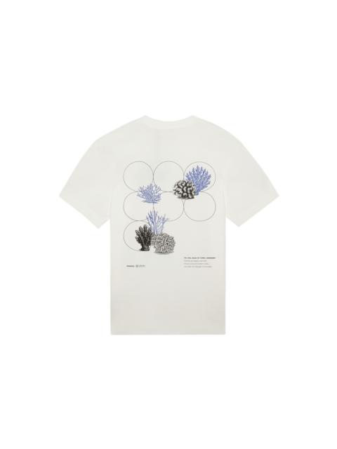 PANGAIA Womens Coral Gardeners Midweight T-Shirt - Off-White