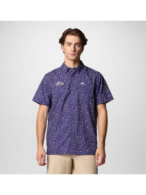 Columbia Men's PFG Super Slack Tide Short Sleeve Shirt - Baltimore Ravens