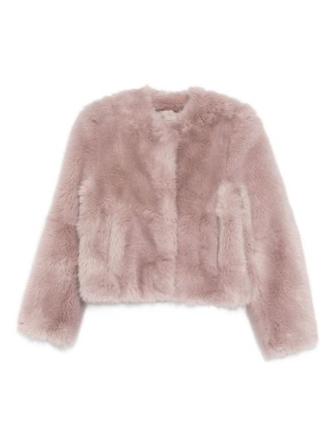 STAND STUDIO Halle faux fur jacket